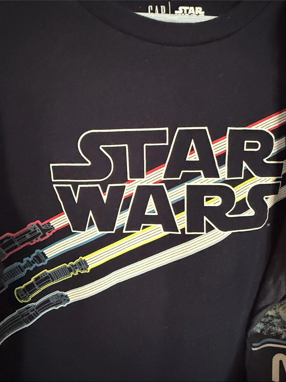 Graphic short sleeve tshirts. Star Wars & space/NASA, M/8